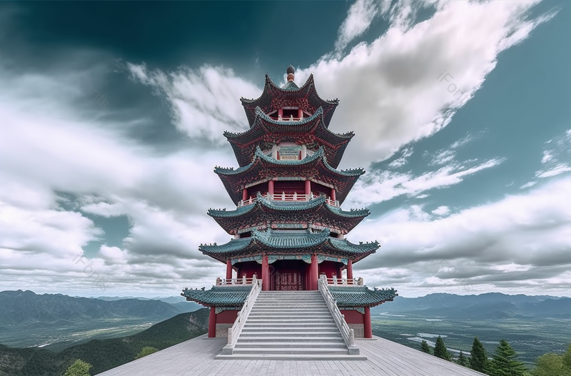 北京门头沟定都阁远古的塔中国文化著名景点,高清,摄影图,摄影图片,图片大全,摄影图免费下载